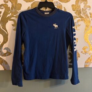 Abercrombie Kids Size Medium Blue Muscle Long Sleeve Shirt